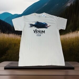 Brand New Marvel VENOM Shirt Men Medium White Comics Casual Movie Classic Disney